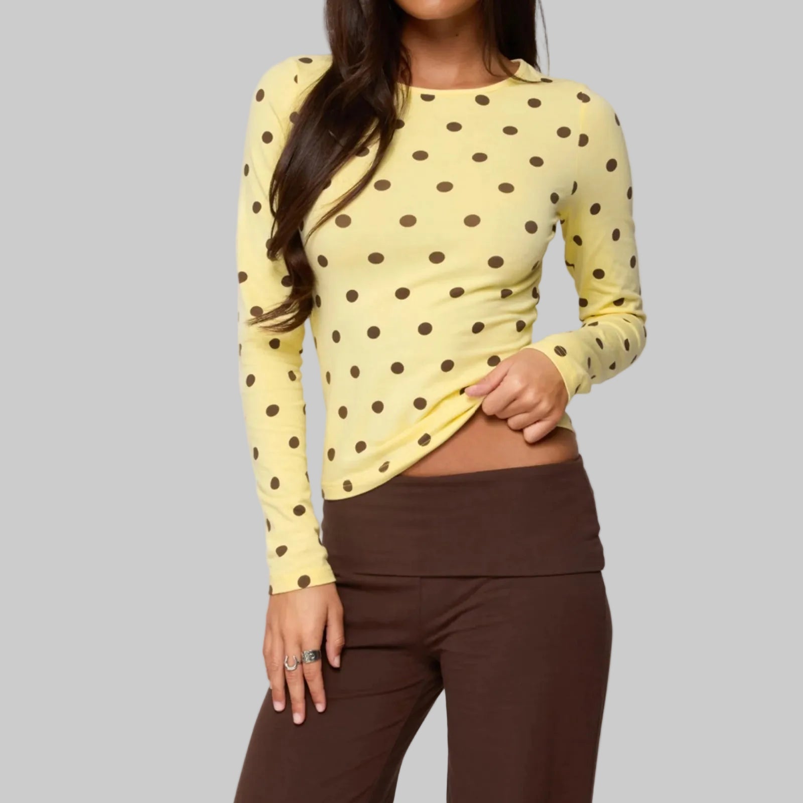 Dotwave Top – Streetwear Polka Energy