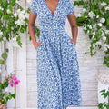 Stylish Bohemian Printed Maxi Dress for Elegant Casual Looks